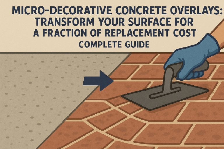 Micro Decorative Concrete Overlays: Transform Your Surface