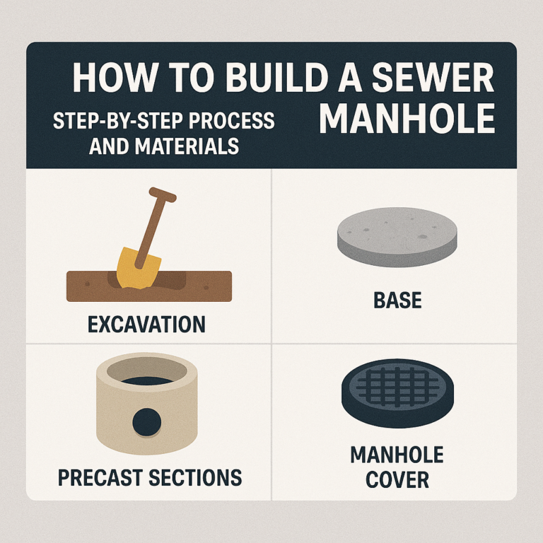 How to Build a Sewer Manhole – Step-by-Step Process and Materials