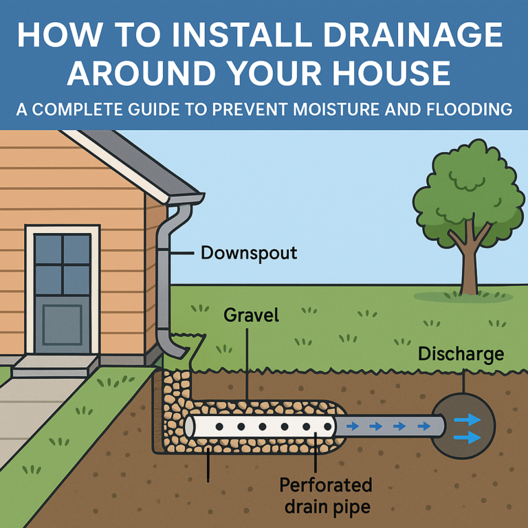 How to Install Drainage Around Your House: A Complete Guide to Prevent Moisture and Flooding