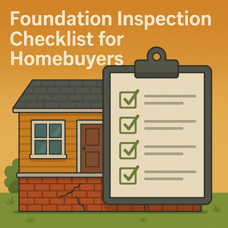 Foundation Inspection Checklist for Homebuyers