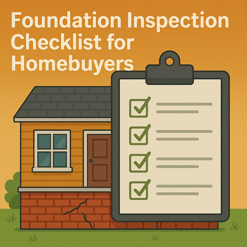 foundation incpection checklist